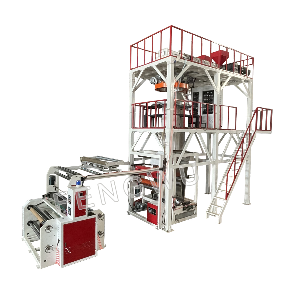 Plastic PP AB Double Layer Film Blowing Machine