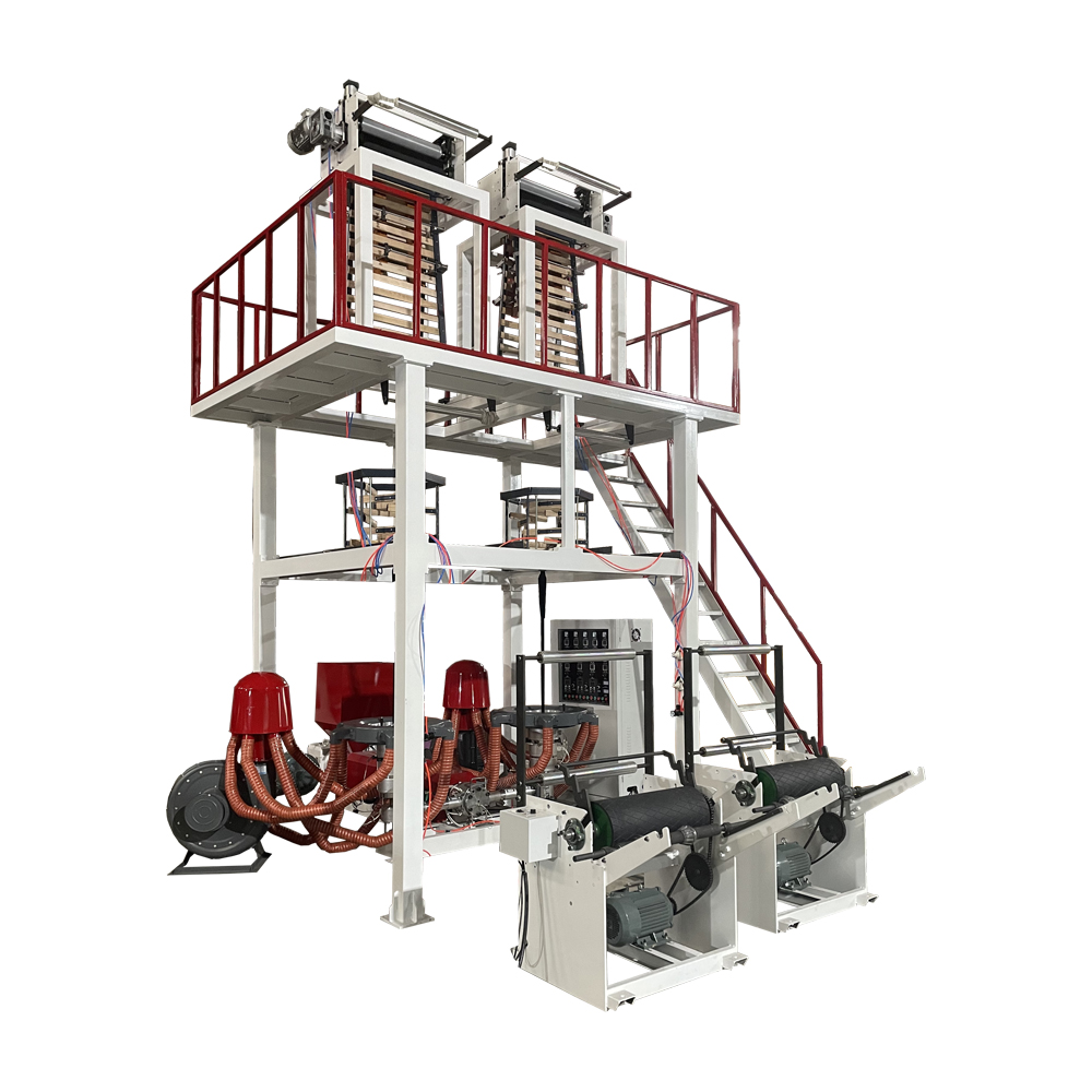 Double Die Head twin head PE Film Blowing Machine